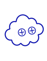 Clouds Love Sticker by The People Behind