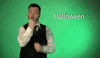 sign language halloween GIF by Sign with Robert