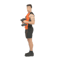 REALVT biceps trainer davide curl Sticker