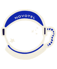 Space Stars Sticker by Novotel
