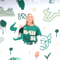 South Florida Horns Up GIF by USF Athletics