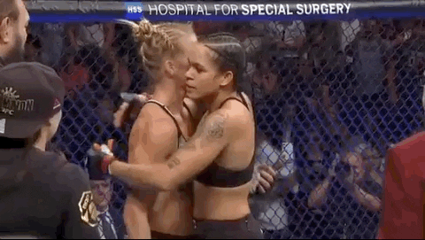 holly holm hug GIF by UFC