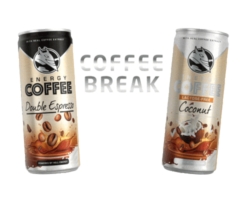 Coffee Cheers Sticker by HELL ENERGY