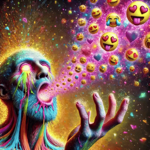 Emojivomit GIF