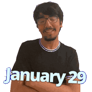 January 29 Sticker