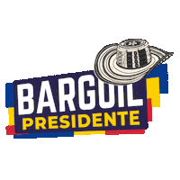 barguilpresidente colombia bogota elecciones colombia presidente colombia Sticker
