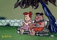 helping the flintstones GIF