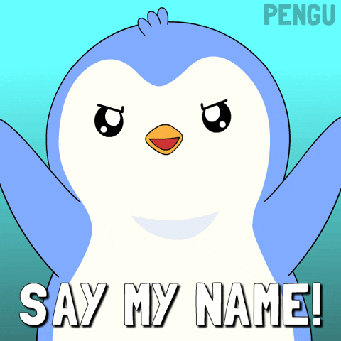 Excited Say My Name GIF by Pudgy Penguins