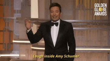 jimmy fallon laugh inside amy schumer GIF by Golden Globes