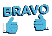Bravo Sticker by INTERWEAVE