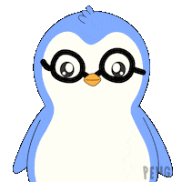 Artificial Intelligence Penguin Sticker by Pudgy Penguins