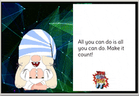 Gnome Motivational Messages GIF