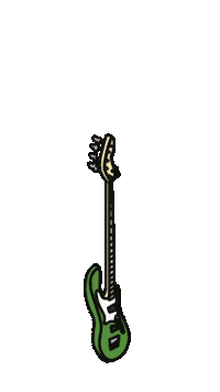 bassibassi bass bassist bass guitar bass player Sticker