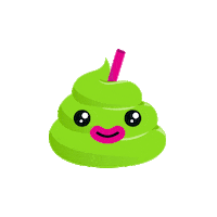 Slurpee rainbow chill frozen winking Sticker
