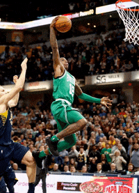 slam dunk basketball GIF by Boston Celtics