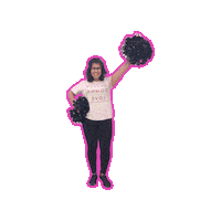 momofoster dance momo pompoms prance Sticker