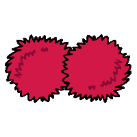 Cheer Pompom Sticker by St Jude
