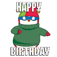 Happy Birthday Dance Sticker by Pudgy Penguins