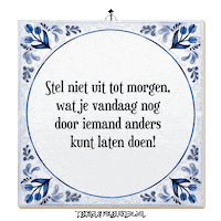 Nl Doen Sticker by Tegelspreuken.nl