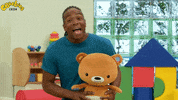 Teddy Bear Dancing GIF by CBeebies HQ