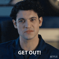 Get Out Of Here Go Away GIF by NETFLIX