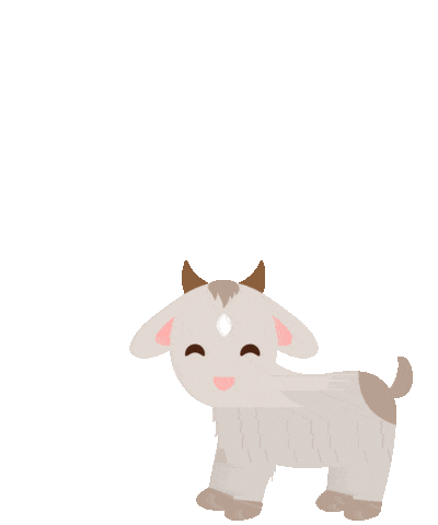 Goat Sheep Sticker by Dynailsty