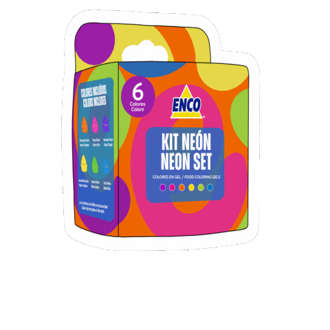 Neon Baking Sticker by ENCOALIMENTOS