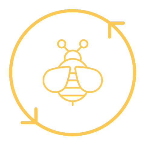 piantando giphyupload nature planet bee Sticker