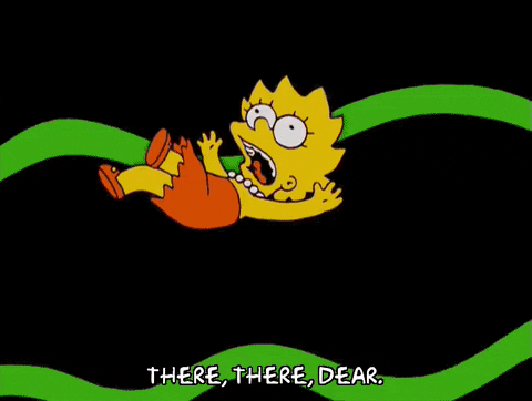 scared lisa simpson GIF