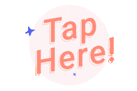 Tap Here Sticker by nikichong