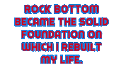 Rock Bottom Sticker by OpticalArtInc.