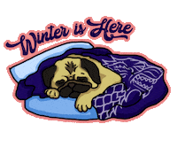 Dog Christmas Sticker by Livia Farkas @ urban:eve