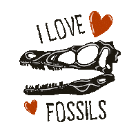 Jurassic Park Hearts Sticker