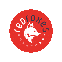 Redfoxesrunning Sticker by redfox
