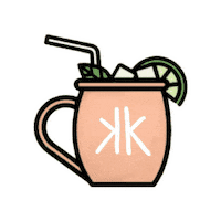 KKTWW travel drink cheers cocktail Sticker