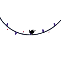 Gabrielavpl animation bird 2d tweet Sticker