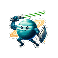 uranusarmy fight star wars winner strong Sticker