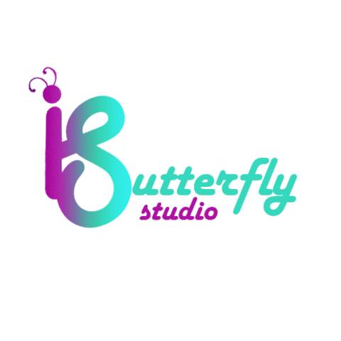 butterflystudio giphyupload logo marca logotipo Sticker