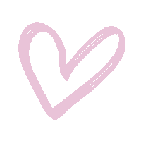 noppies heart hart handdrawn pink heart Sticker