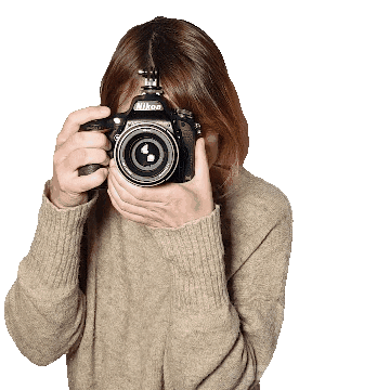 vinculonorte giphyupload mujer chica camara Sticker