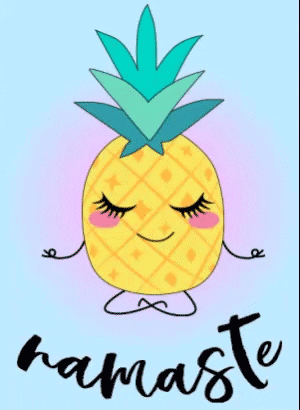 Yoga Namaste GIF by Pineapple Clothing