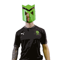 The Mask Sticker by Entropiq