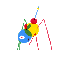 Fly Spider Sticker by Jorge