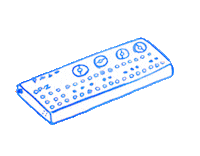 Teenage Engineering Synthesizer Sticker by il Geru GIFs