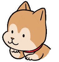 Shiba Inu Love Sticker by Ai and Aiko