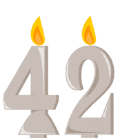 Birthday Flickering GIF