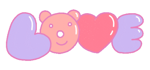 I Love You Heart Sticker by nonolottie