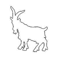 Ziege Bock Drauf Sticker by Verein Ute Bock