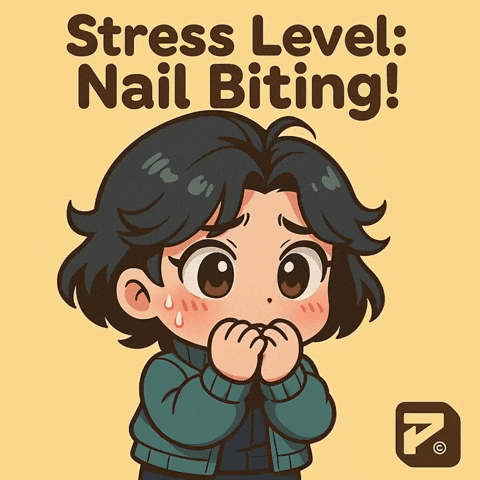 Hana Nail Biting GIF by Persona
