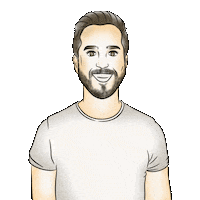 Happy Man Sticker by Larala